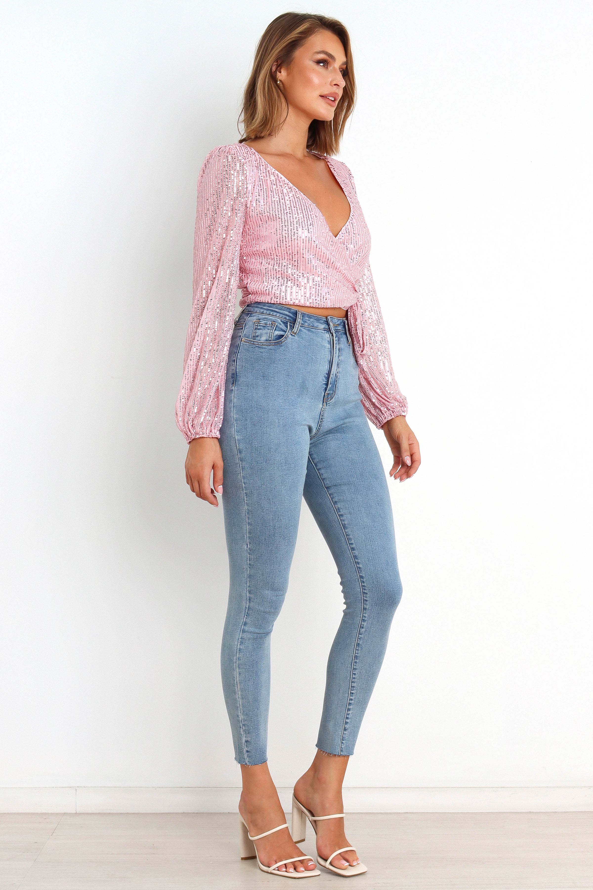 TOPS @Glitz Top - Pink