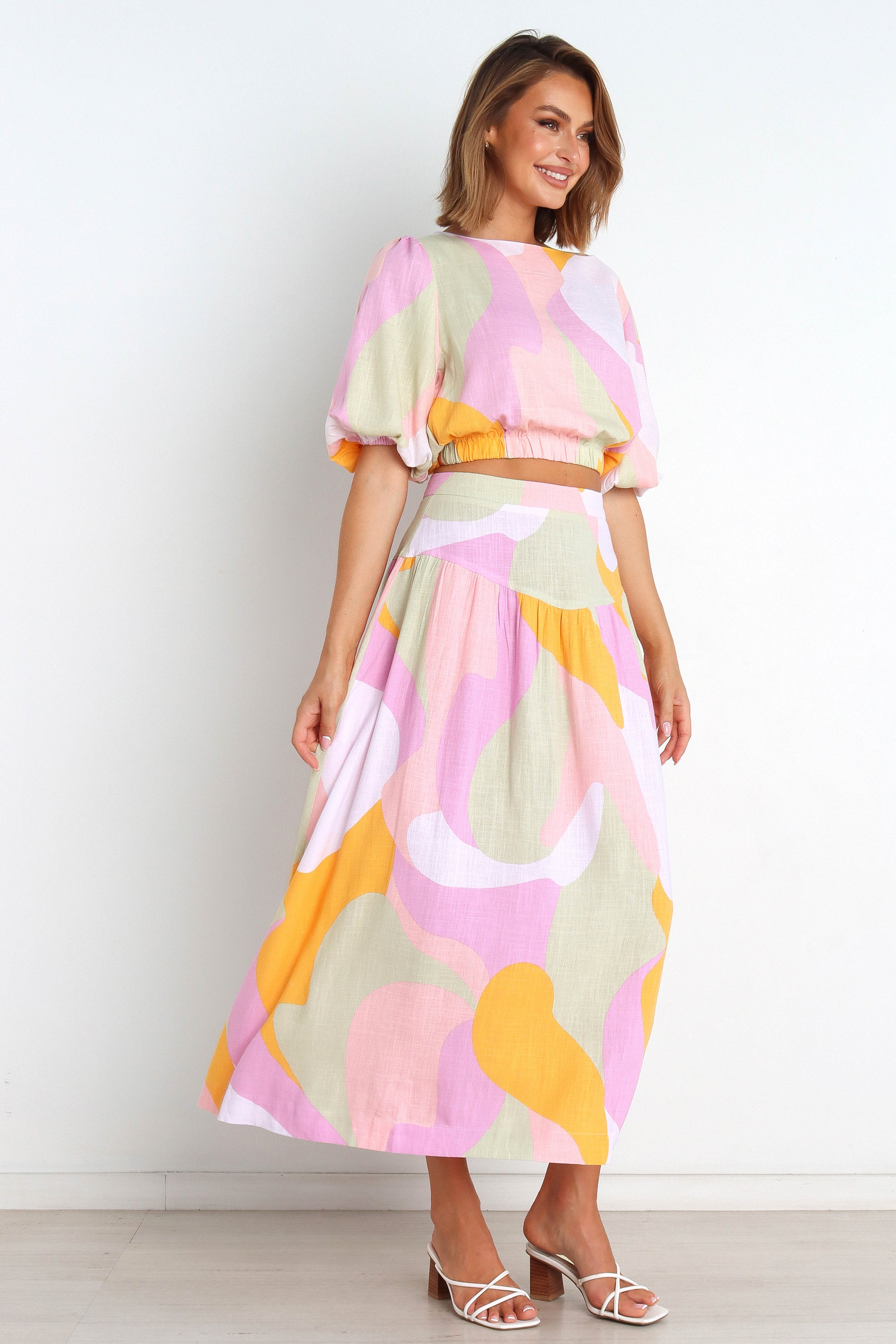 TOPS @Winifred Top - Pink Multi (waiting on bulk)