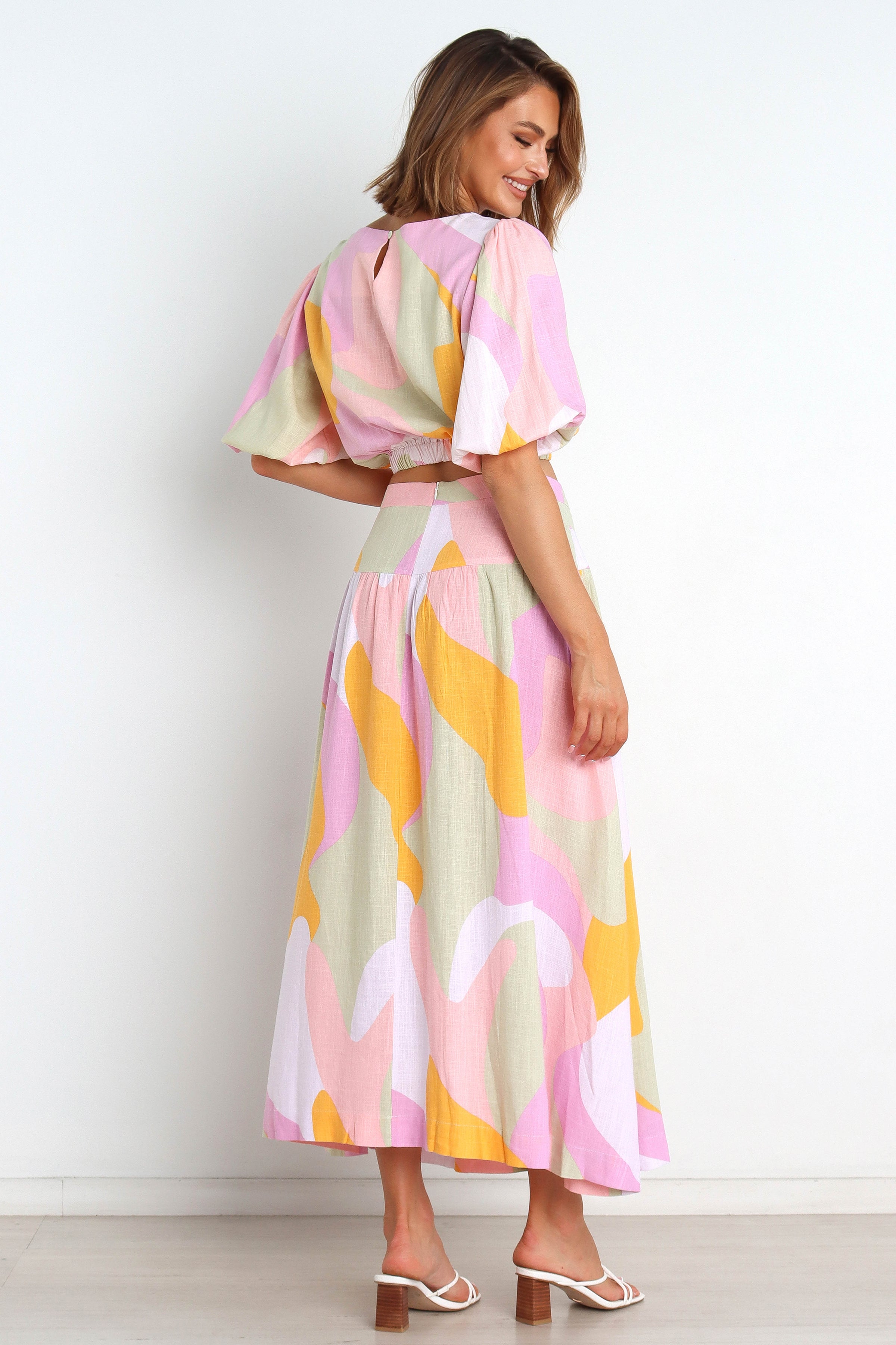 TOPS @Winifred Top - Pink Multi (waiting on bulk)