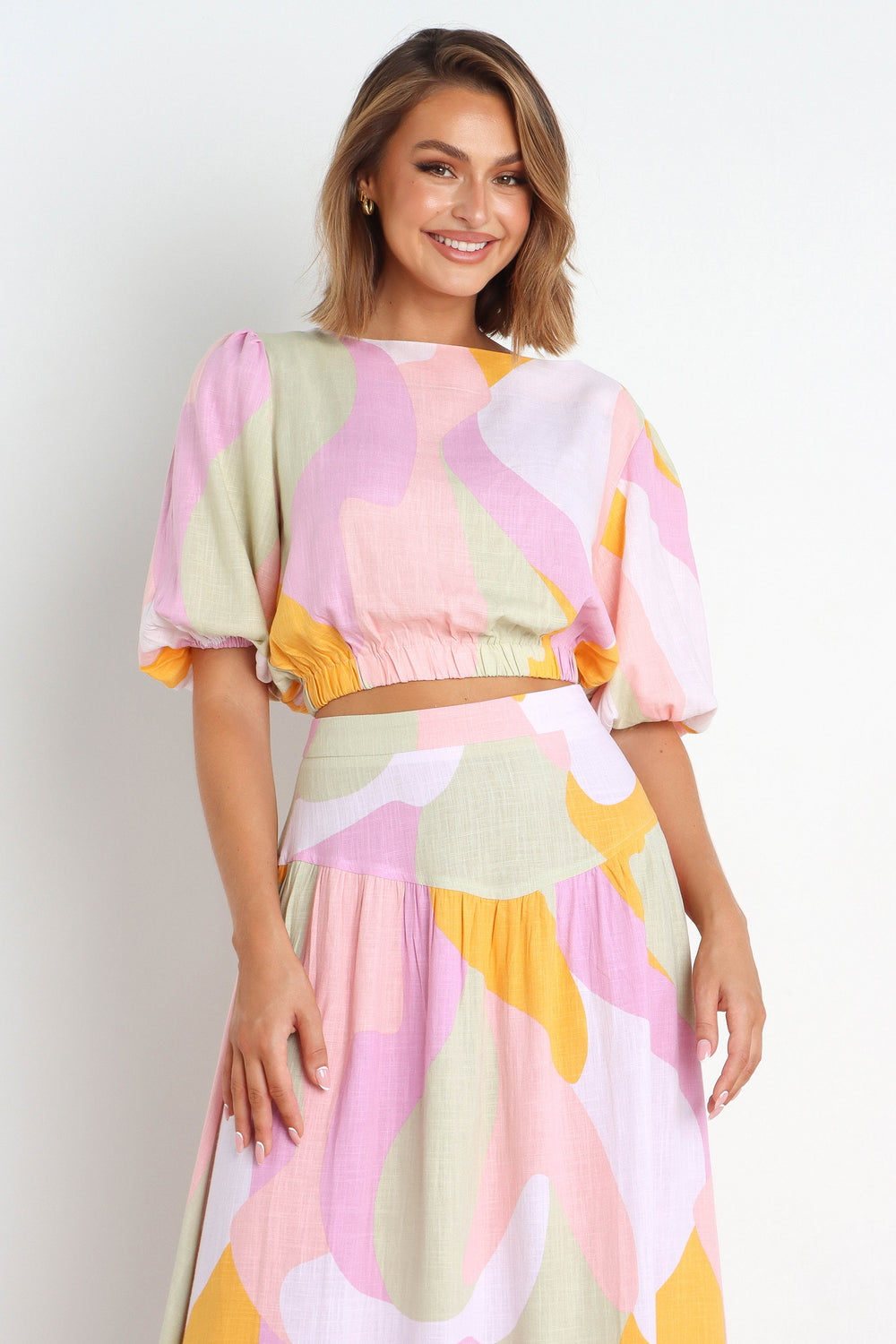 Collective Tops - Winifred Top - Pink Multi fourth image