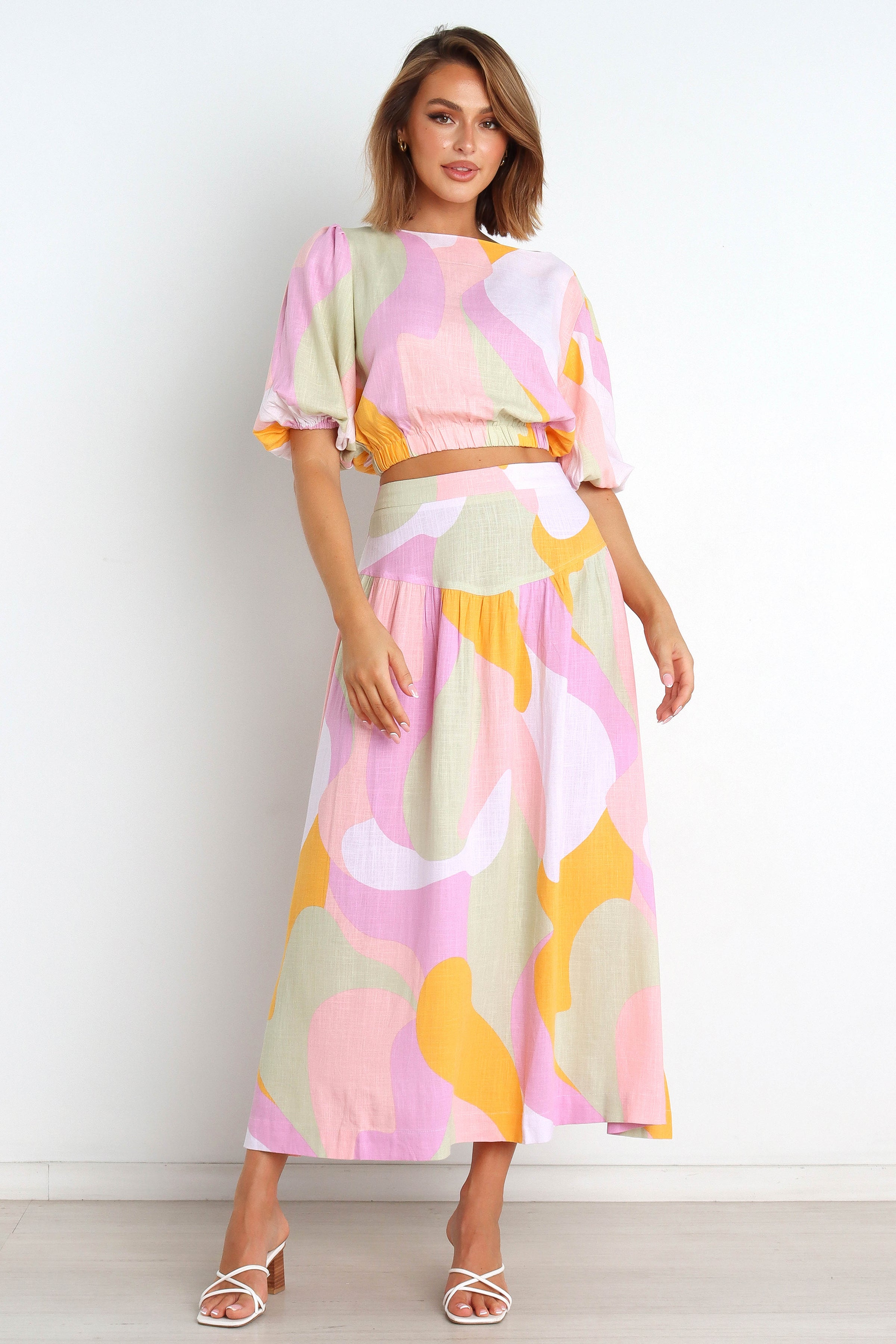 TOPS @Winifred Top - Pink Multi (waiting on bulk)