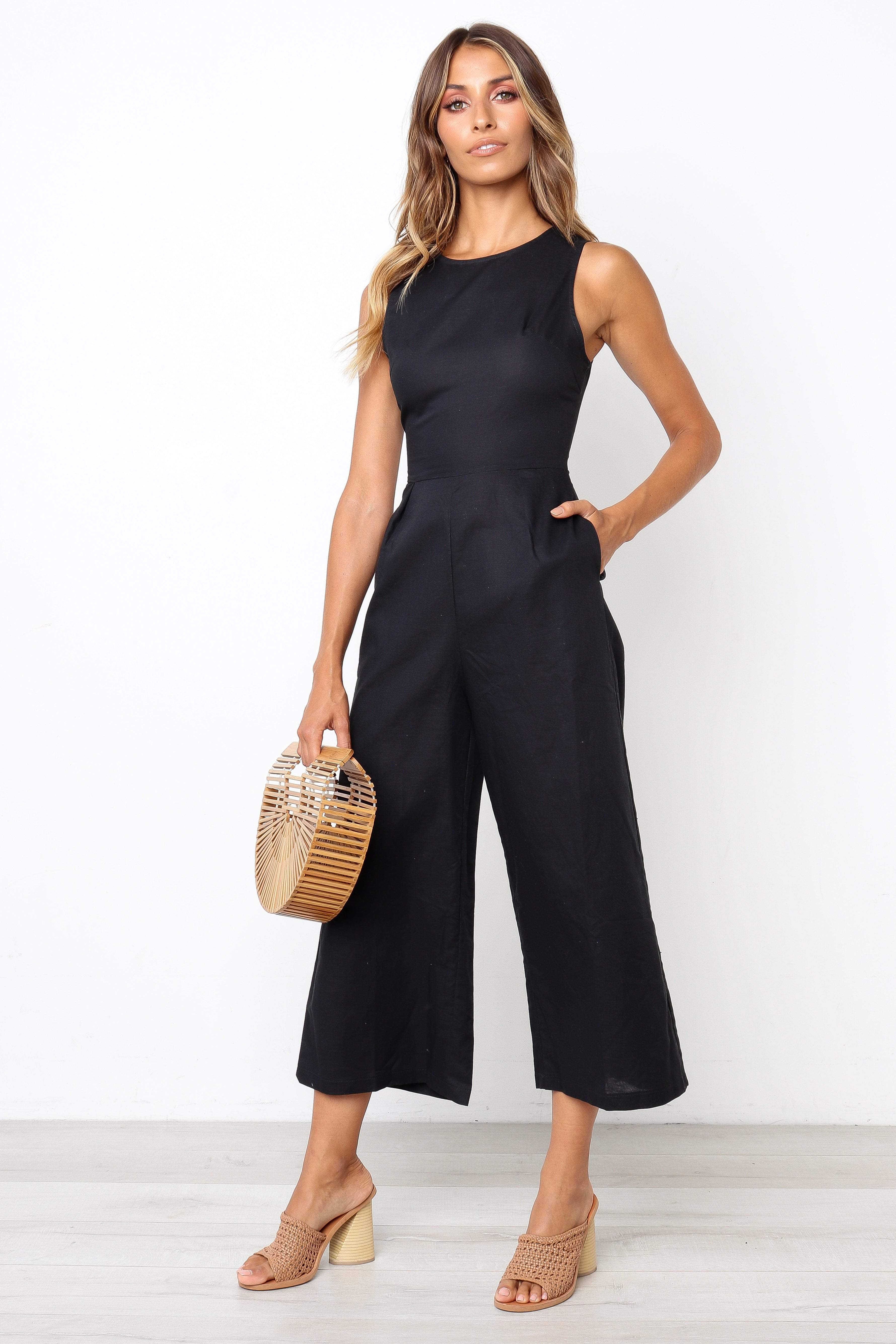 PLAYSUITS Ester Jumpsuit - Black