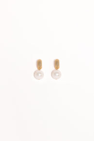 Luciana Earrings - Gold/Pearl