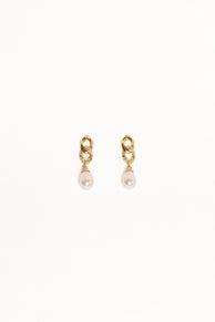 Tallulah Earrings - Gold/Pearl