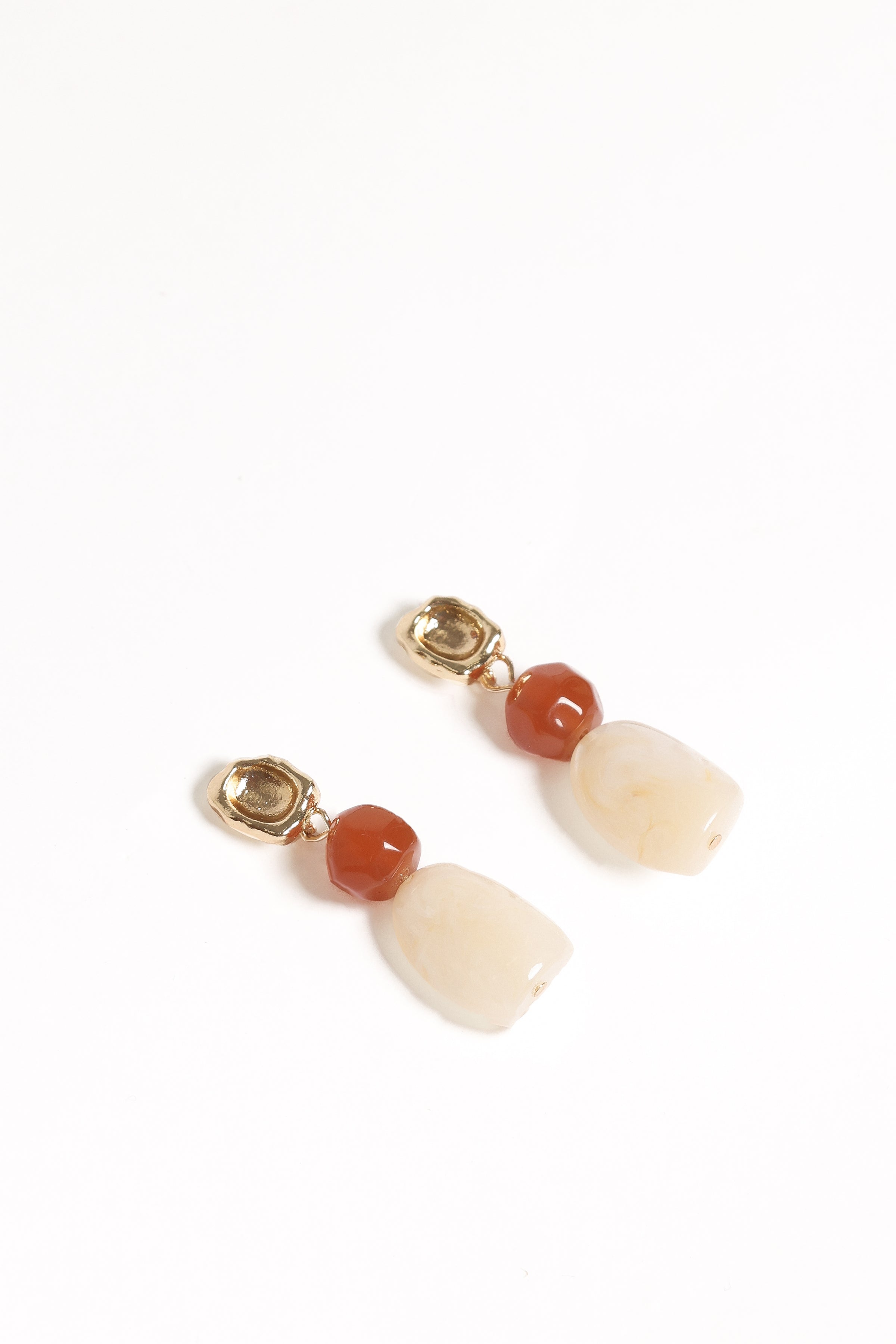 Sofie Earrings - Gold/Brown