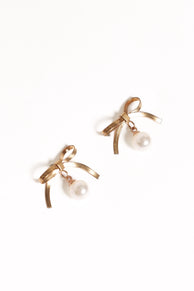 Aurora Bow Earrings - Gold