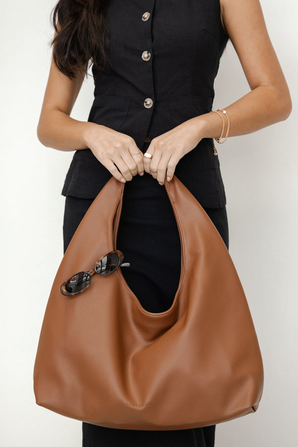 Monaco Shoulder Bag - Tan