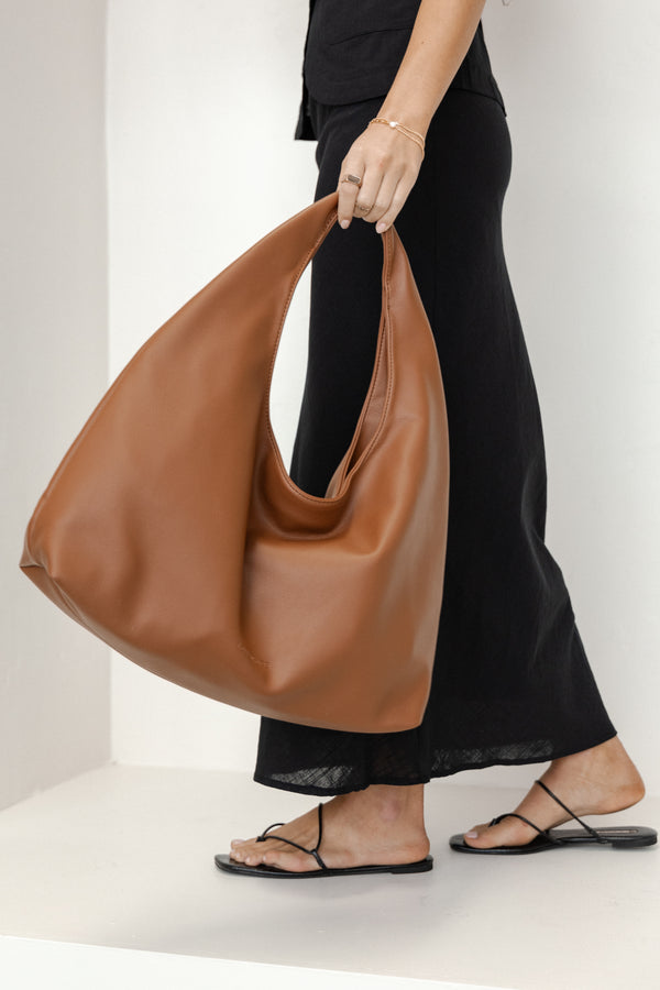 Monaco Shoulder Bag - Tan