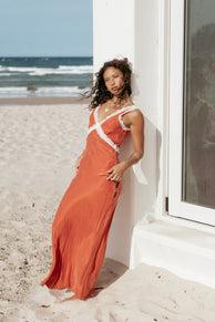 Andie Midi Dress - Blood Orange