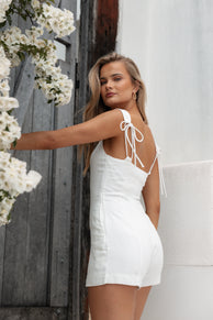 Owens Playsuit - White