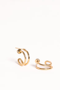Megan Earrings - Gold