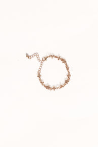 Hannah Flower Bracelet - Gold