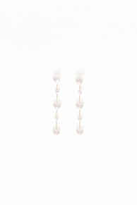 Lilianna Heart Earrings - Pearl