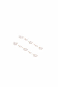 Lilianna Heart Earrings - Pearl