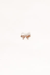 Scout Bow Hair Clip - Gold/Pearl