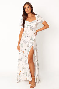 Franklin Maxi Dress - White Floral