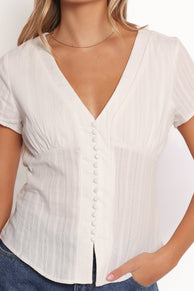 Sumie Top - White