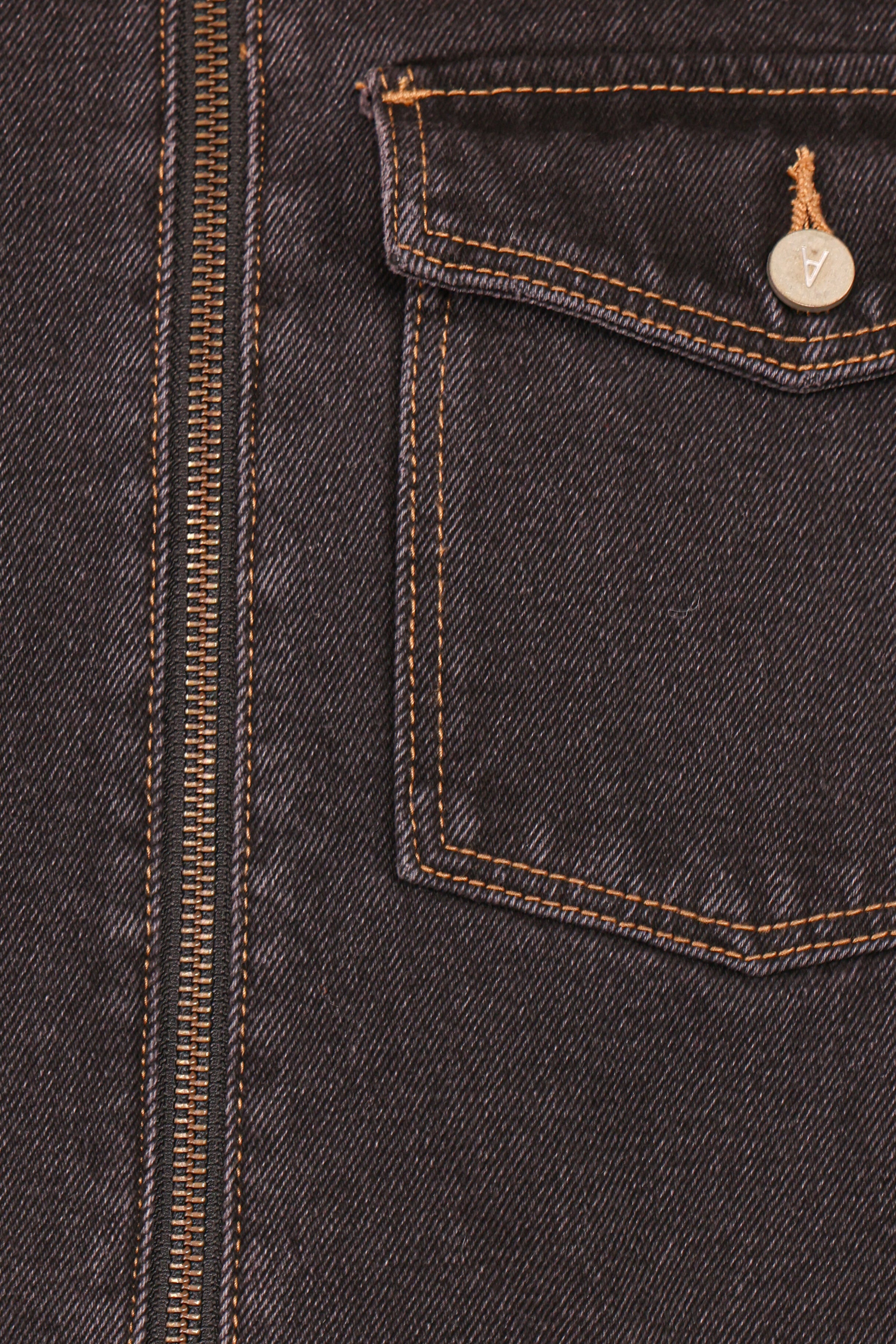 Abrand Denim Bomber Jacket - Cara Washed Black