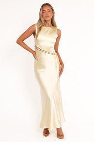Adalia Maxi Dress - Butter Yellow