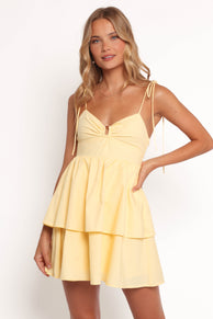 Aeliana Mini Dress - Yellow