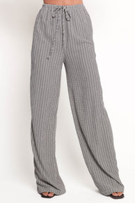 Afton Pant - Black White