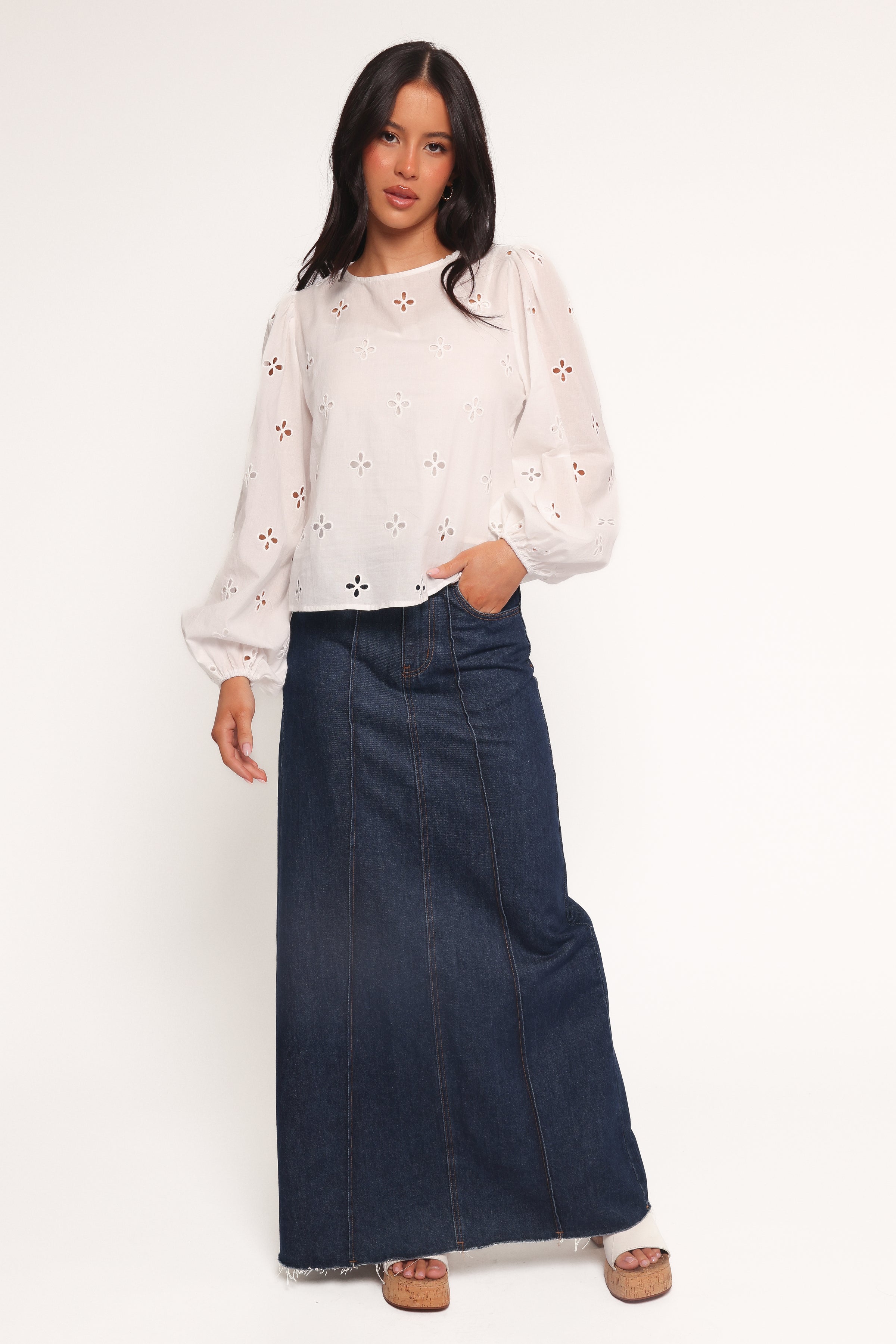 Aggie Blouse - White