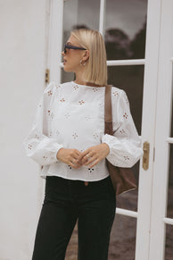 Aggie Blouse - White