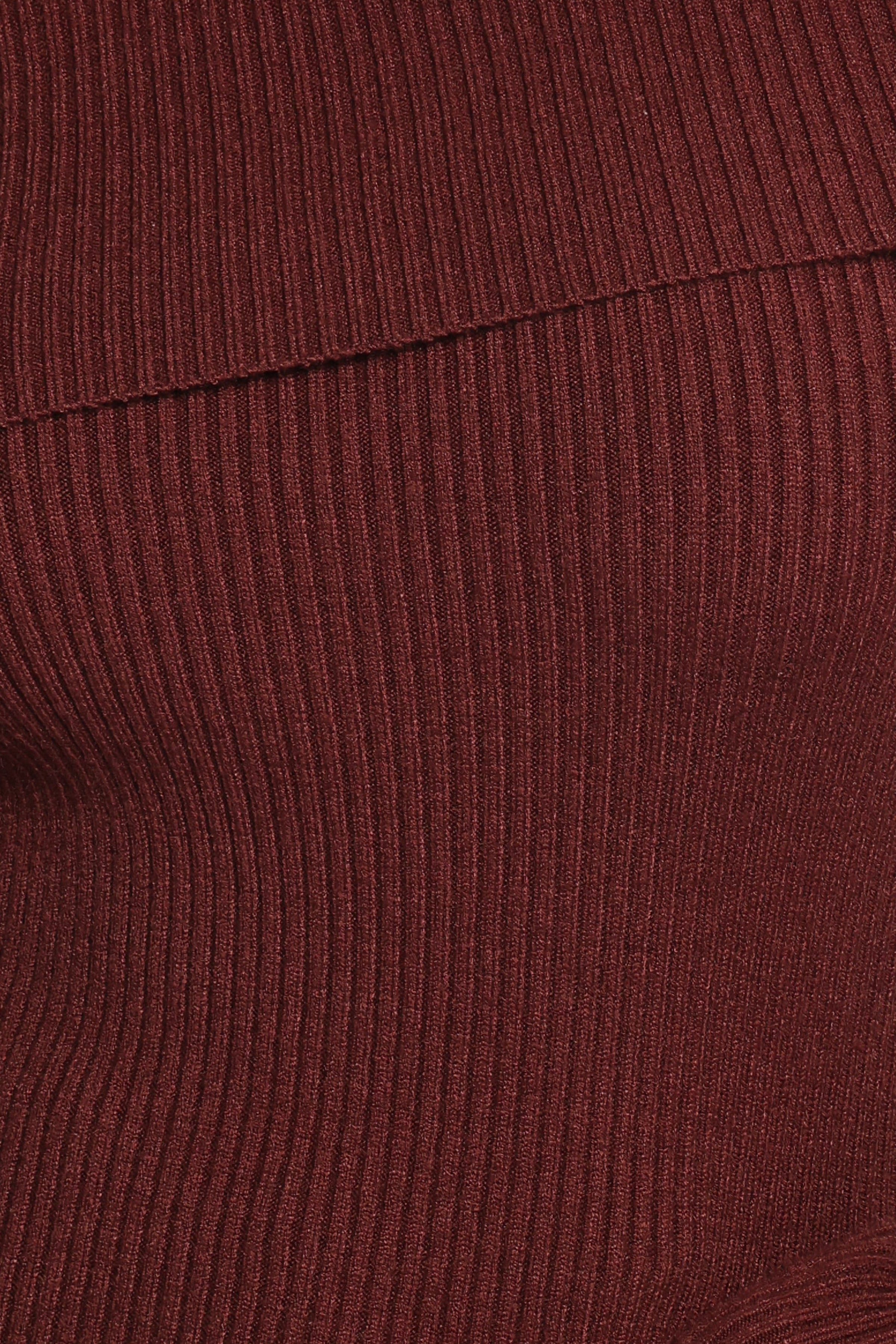 Aleena Knit Top - Chocolate Brown