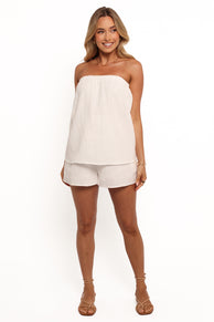 Alicent Playsuit - White
