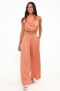 Althea Pant Set - Orange