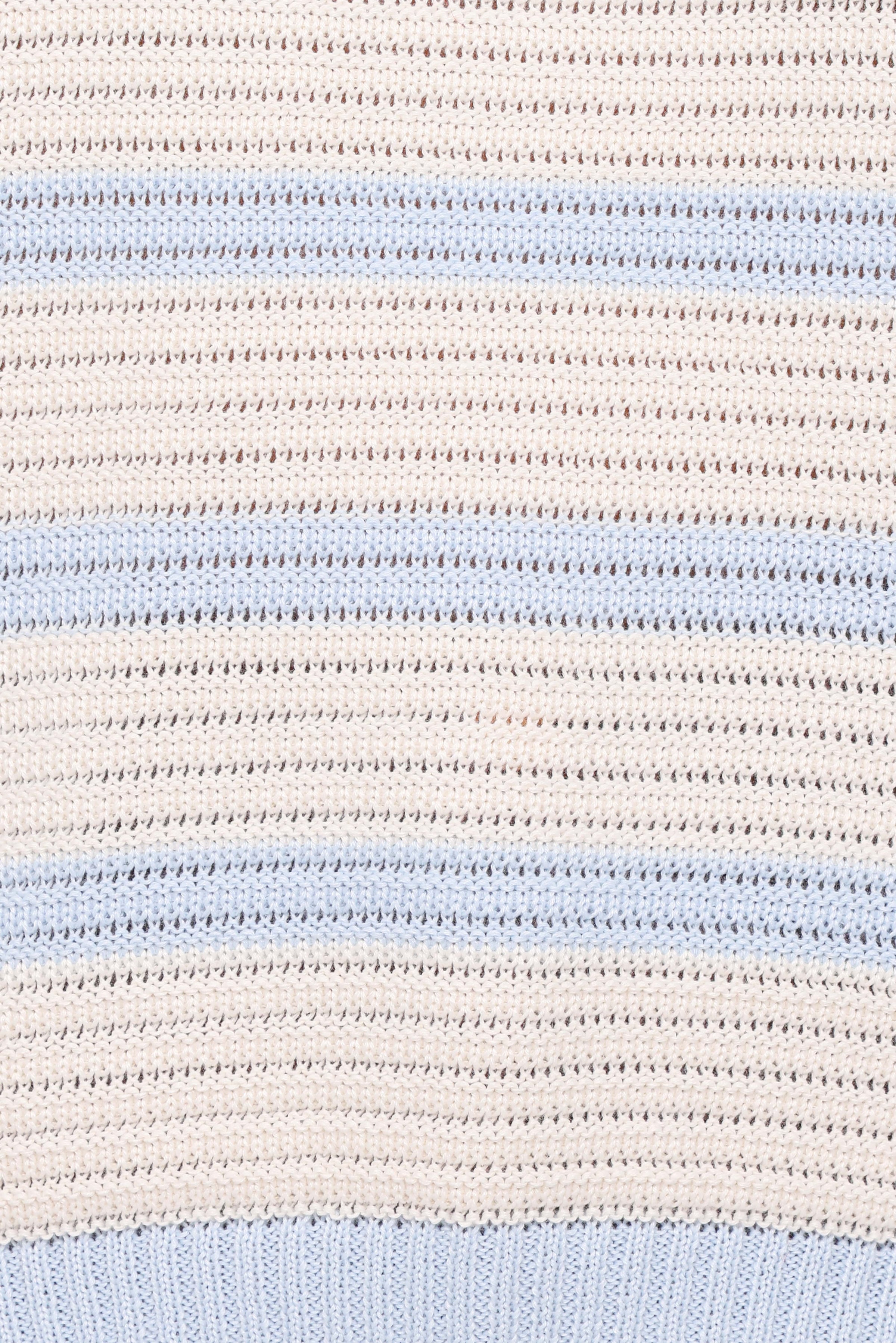 Anicia Colorblock Stripe Sweater - Chocolate Blue