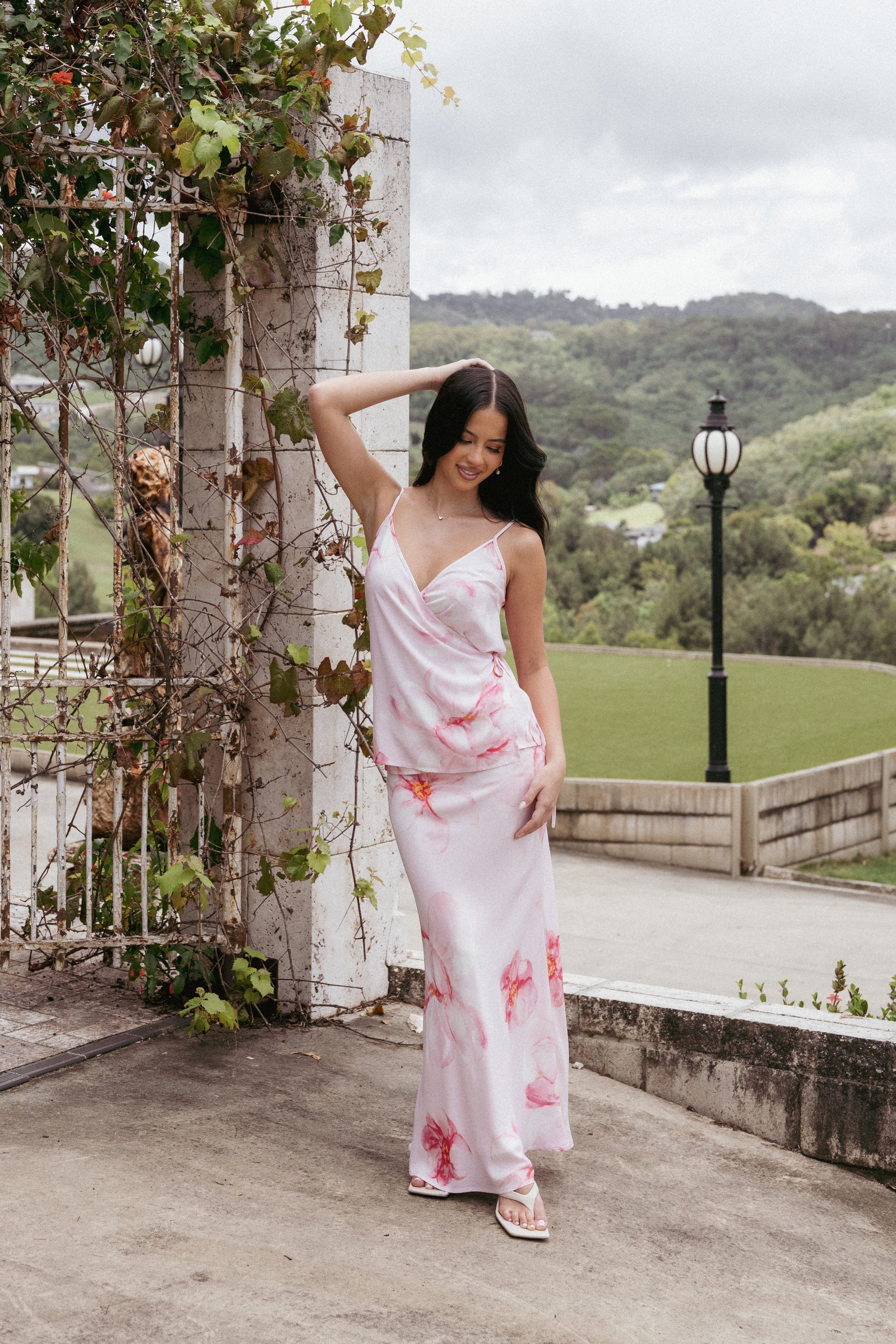 Antonina Maxi Skirt - Pink