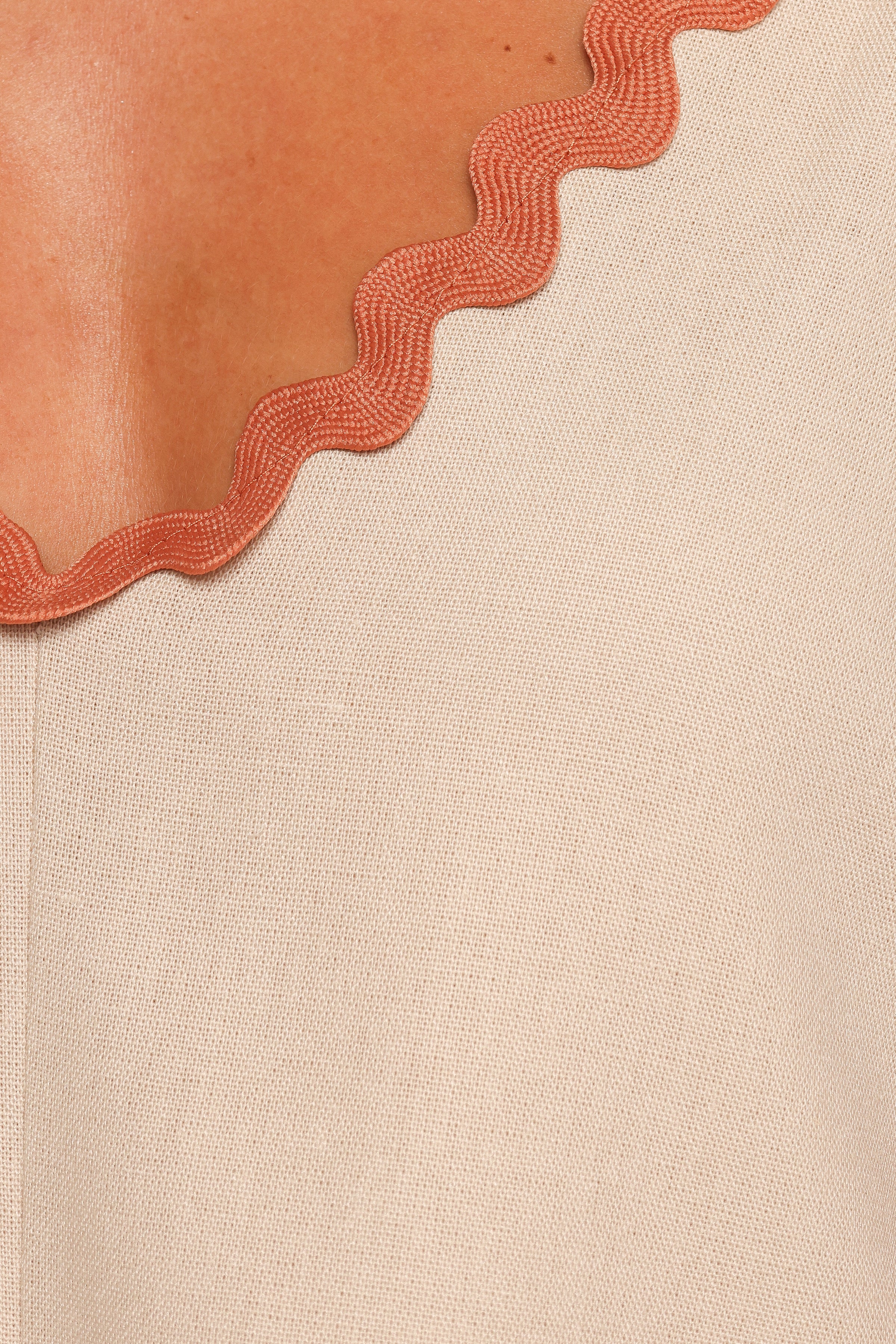 Aoife Playsuit - Natural Tan