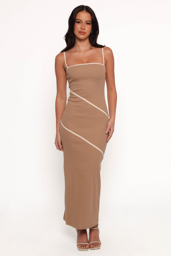 Arah Midi Dress - Beige