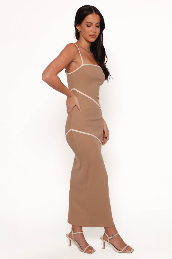 Arah Midi Dress - Beige