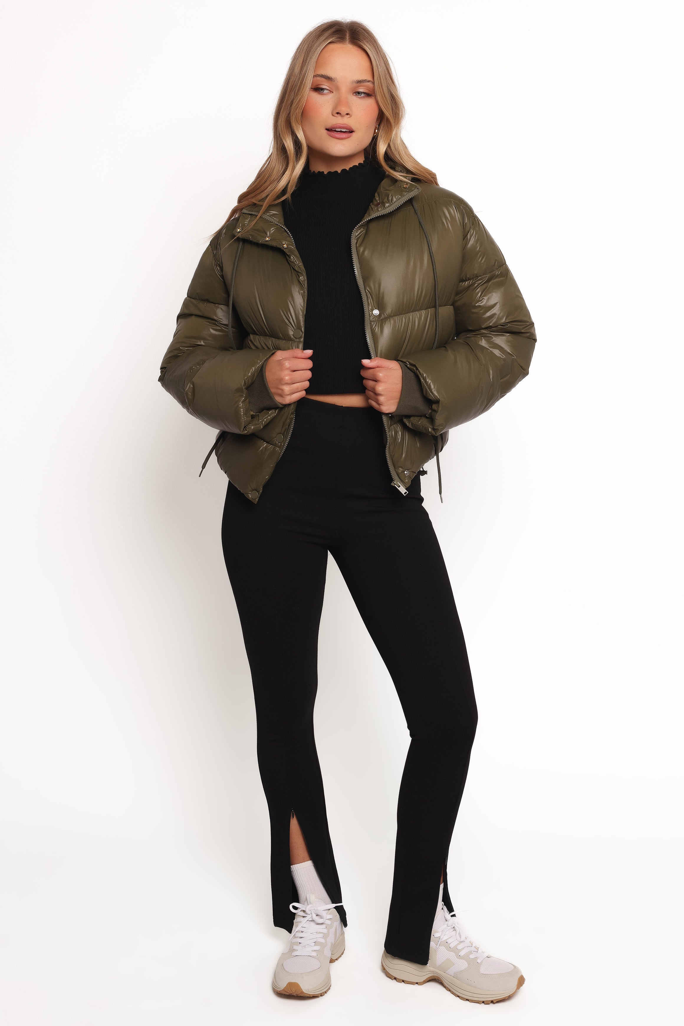 Archie Puffer Jacket - Olive