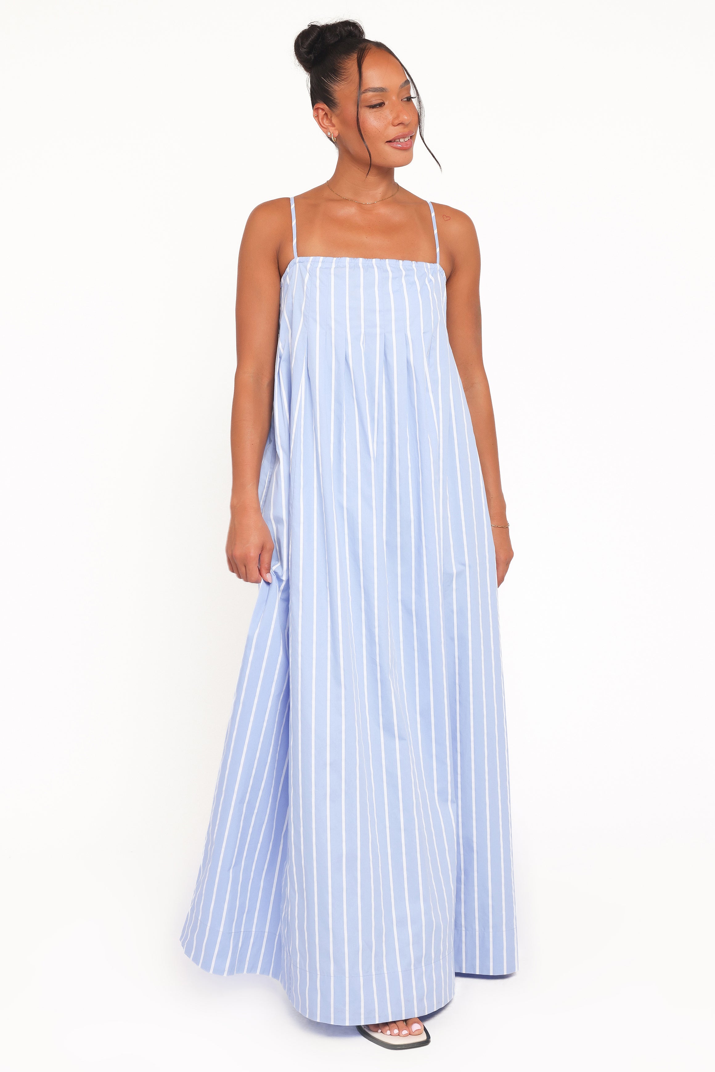 Arletta Maxi Dress - Blue Stripe