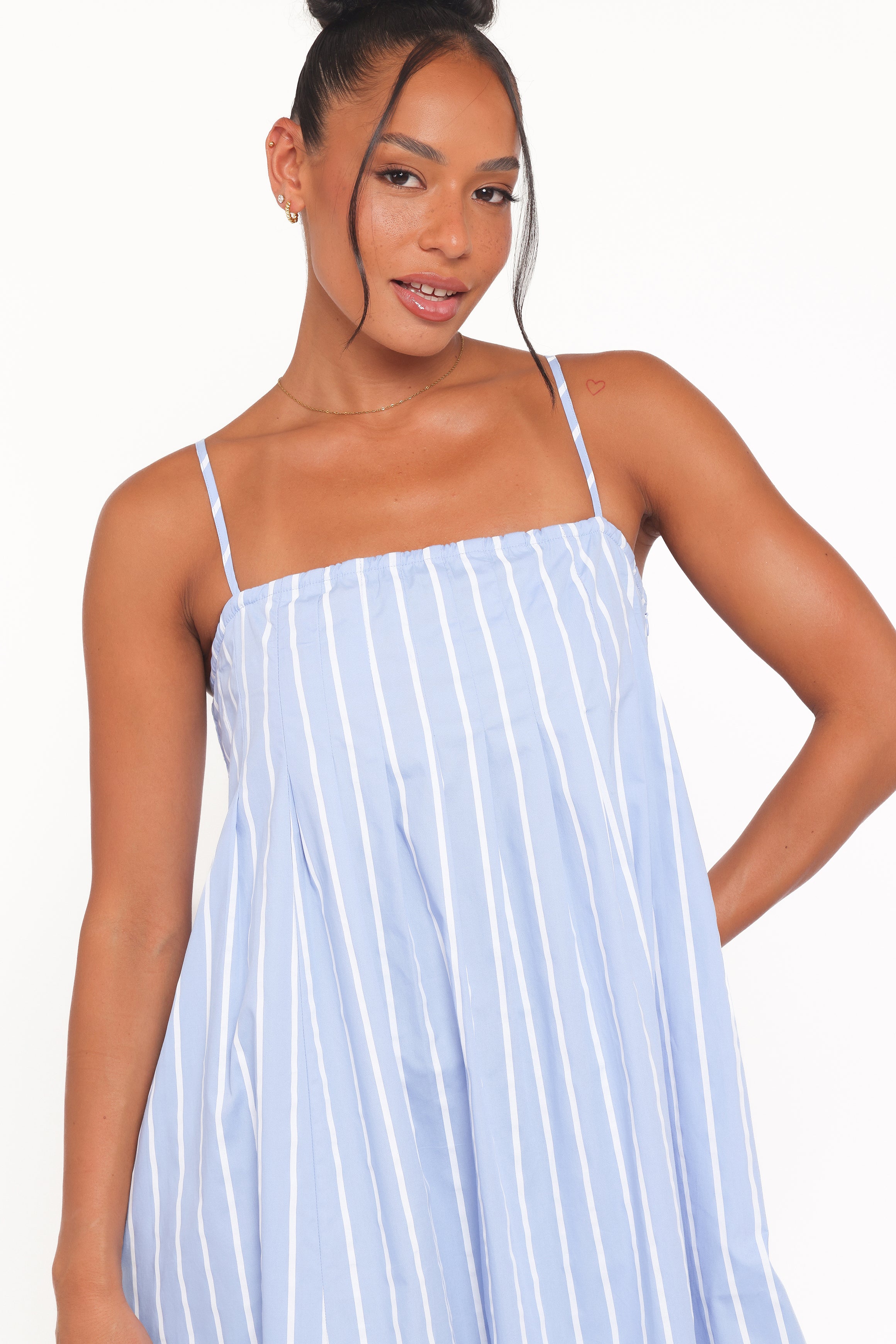 Arletta Maxi Dress - Blue Stripe