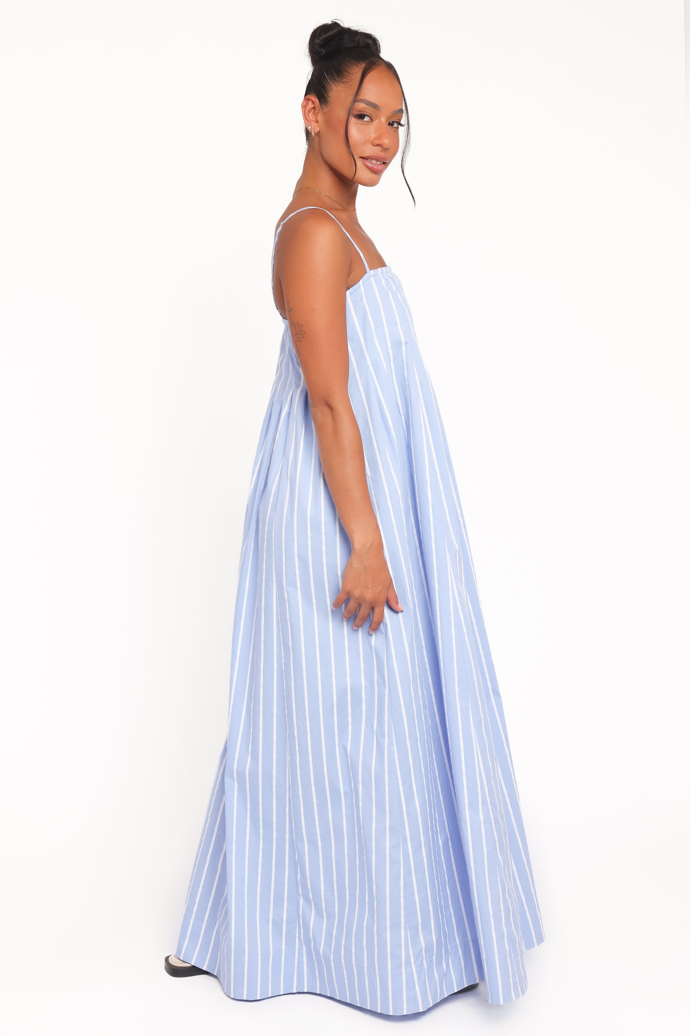 Arletta Maxi Dress - Blue Stripe