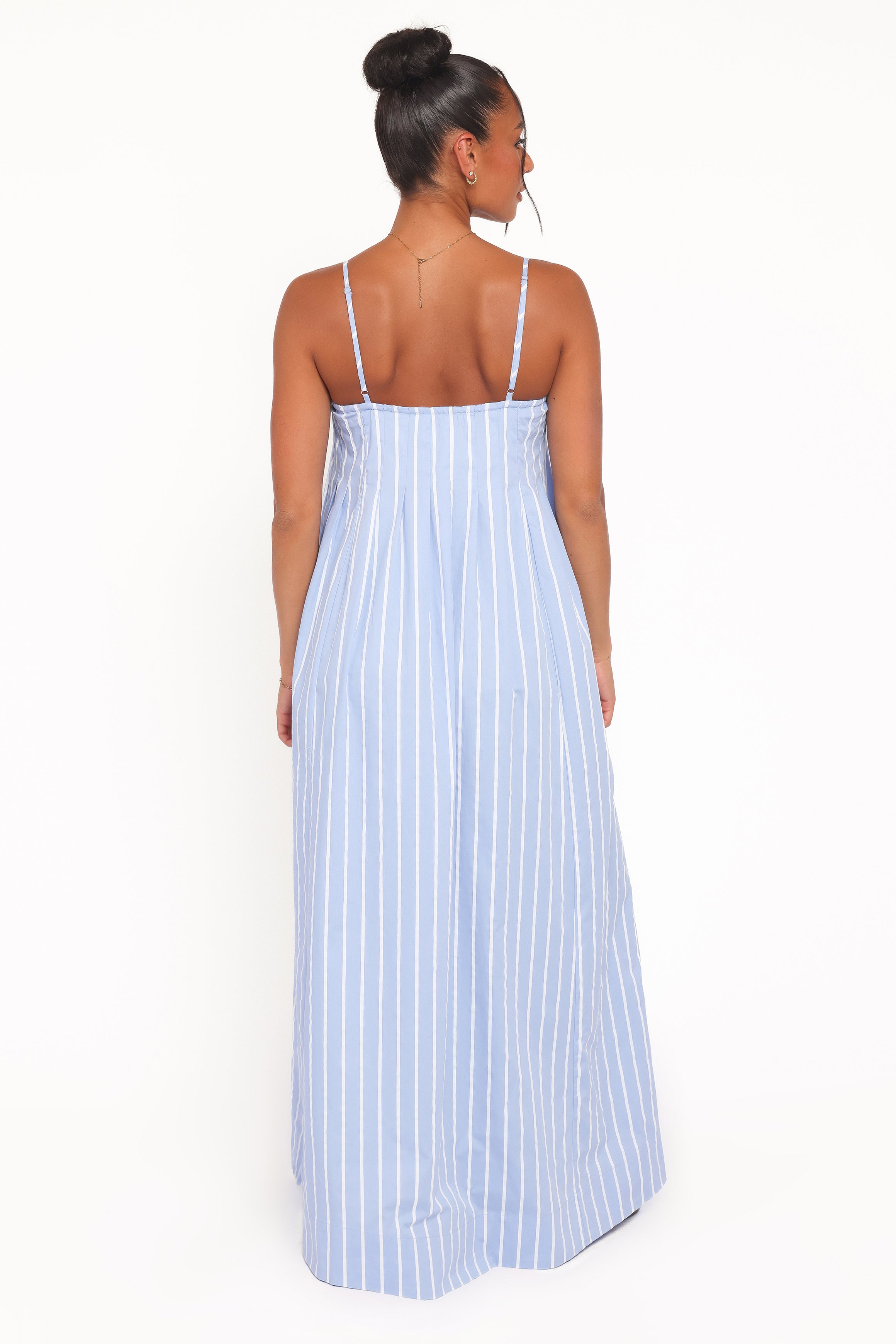 Arletta Maxi Dress - Blue Stripe
