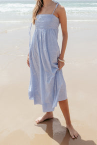 Ashtyn Maxi Dress - Cornflower Blue