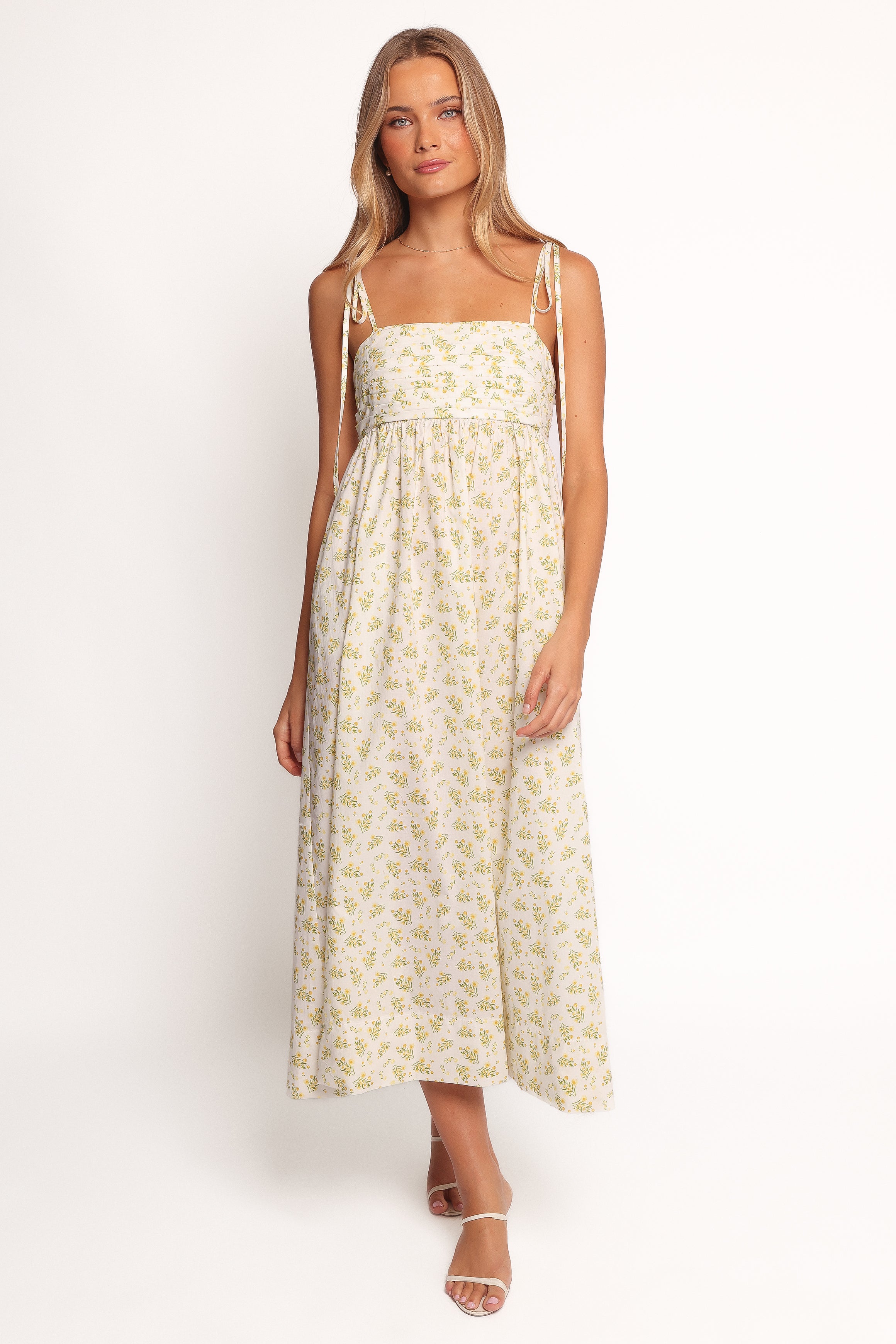 Ashtyn Maxi Dress - Yellow Floral