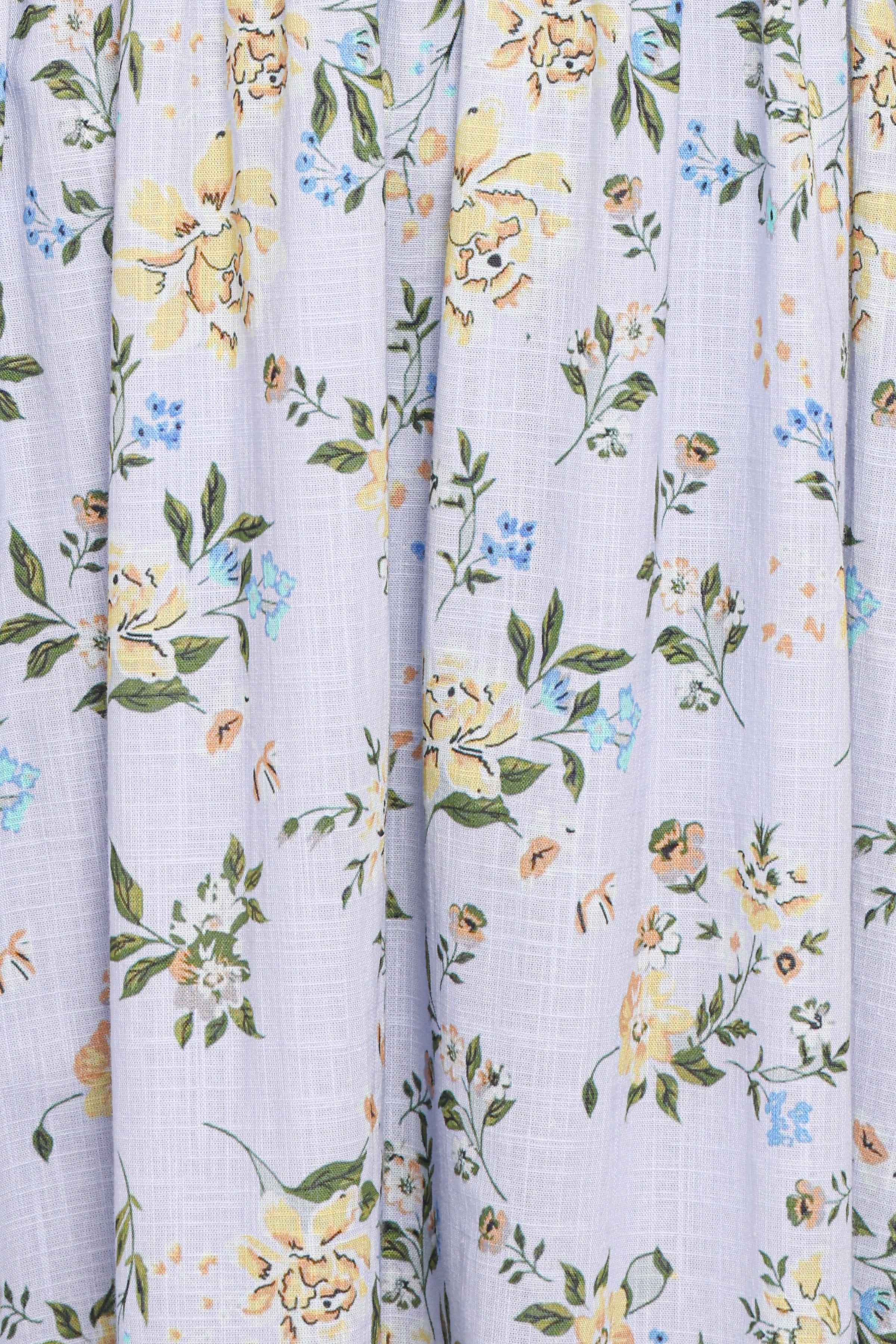 Auguste Midi Dress - Purple Floral