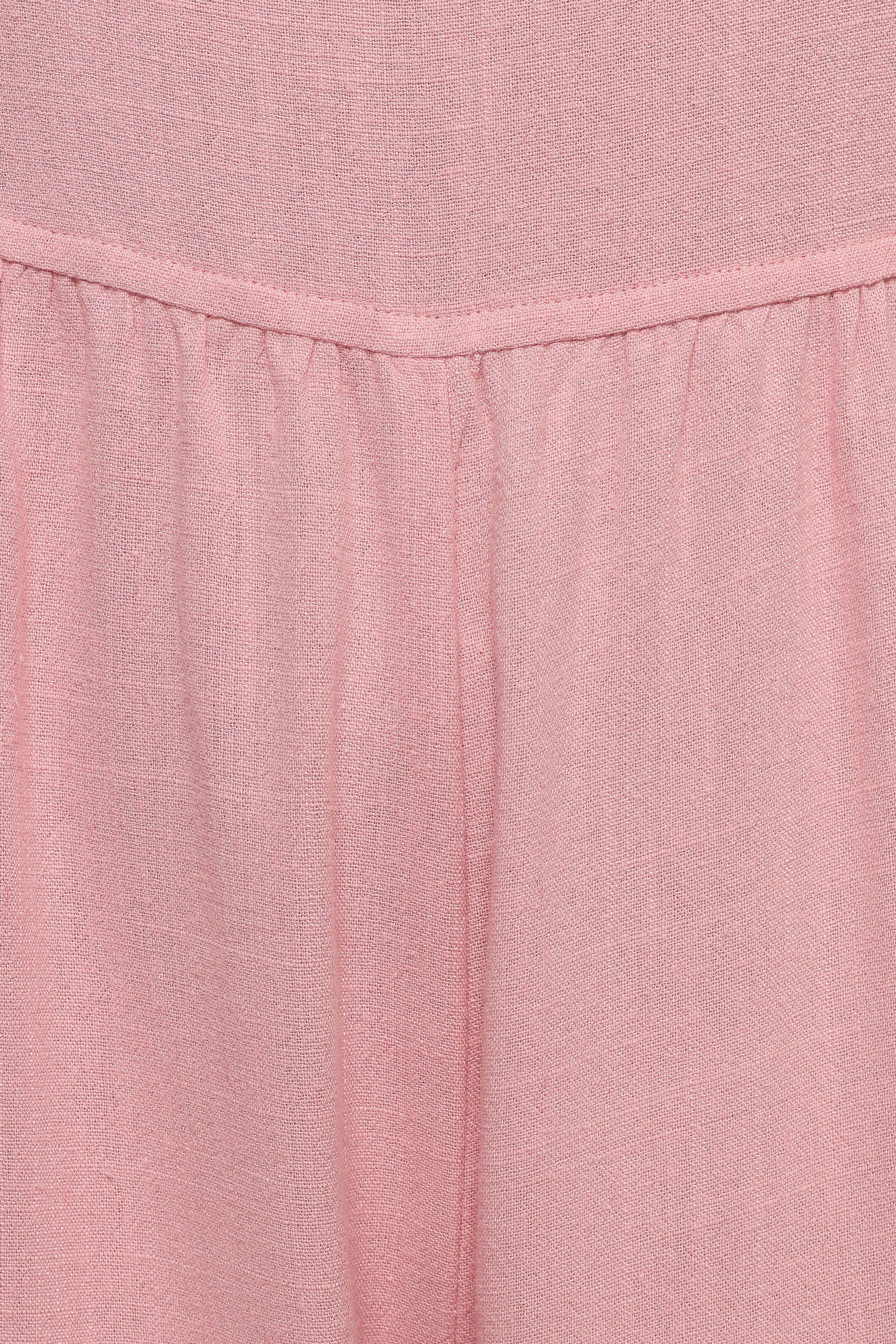 Ayla Linen Jumpsuit - Pale Pink