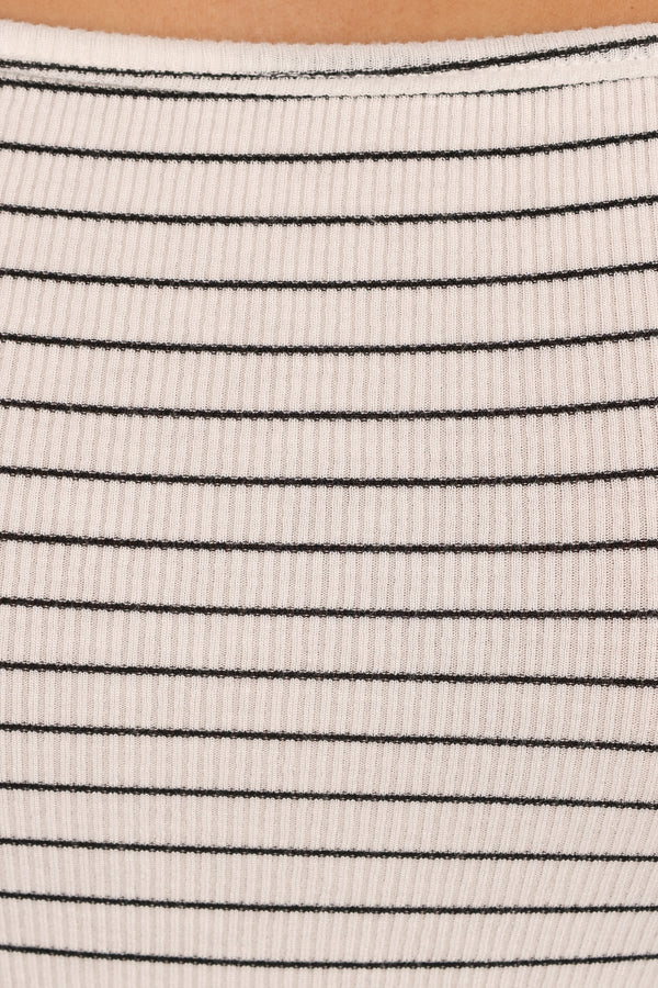 Bardot Top - Stripe