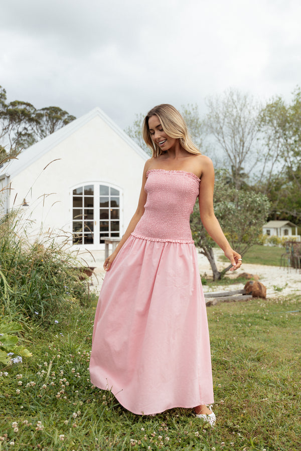 Bea Maxi Dress - Soft Pink