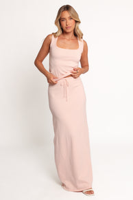 Beatrice Knitted Skirt - Peach