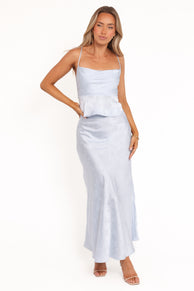 Belle Two Piece Set - Pale Blue