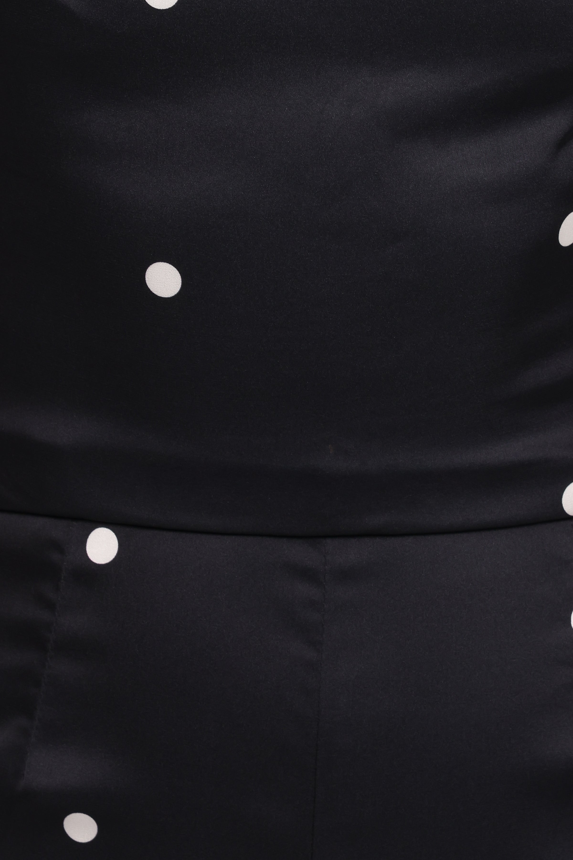 Bentley Halterneck Jumpsuit - Black Polka Dot