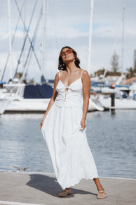 Blaire Skirt Set - White